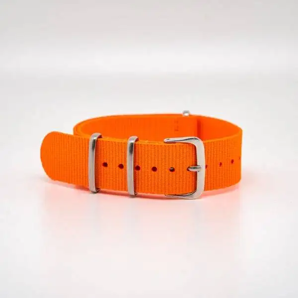 Bracelet de montre Nato en nylon Orange